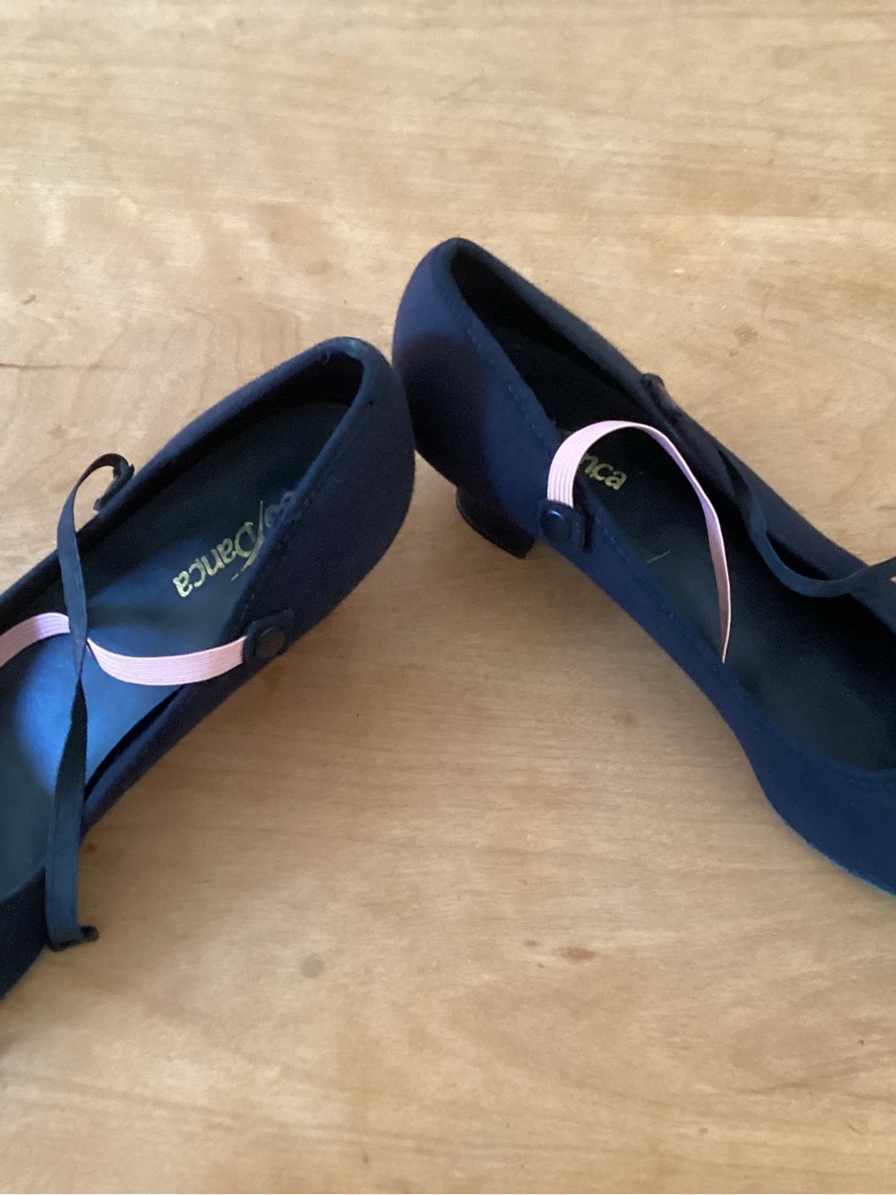 Ballroom dance shoe .